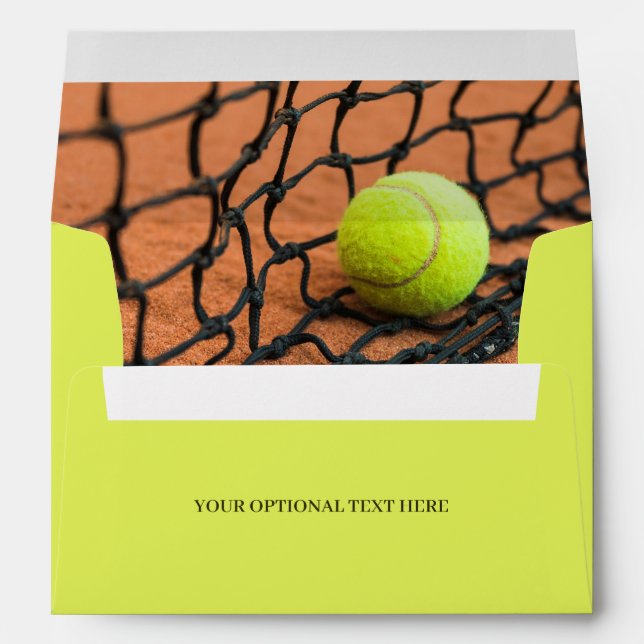 Tennis Balls Envelope (Back (Bottom))