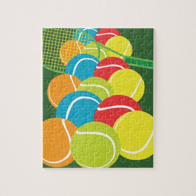 TENNIS BALLS FENZY JIGSAW PUZZLE (Vertical)