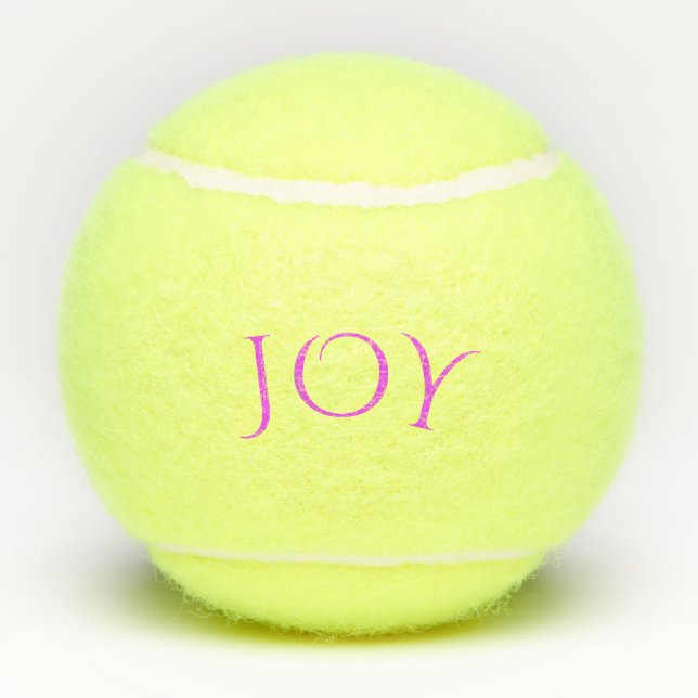 Tennis Balls Joy - Custom Text, Font, Colour, Size (Back)
