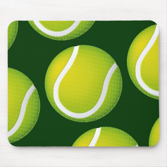 Tennis Balls Pattern | Sport Gifts Mouse Pad (Front)