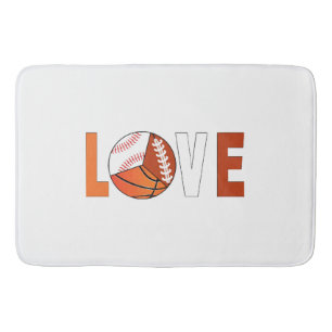 Tennis Basketball Baseball Football Lover Bath Mat