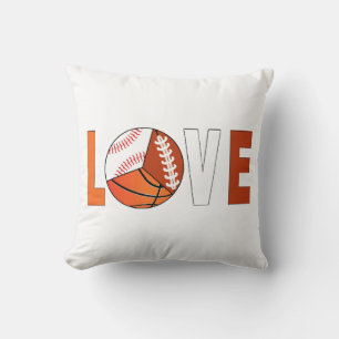 Tennis Basketball Baseball Football Lover Cushion
