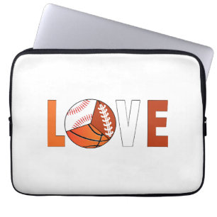 Tennis Basketball Baseball Football Lover Laptop Sleeve