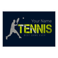Tennis Best Game Ever Vintage Sport Coach Design