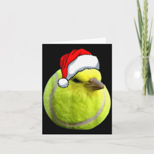 Tennis Bird Ball Meme Christmas Pajamas Funny Meme Card
