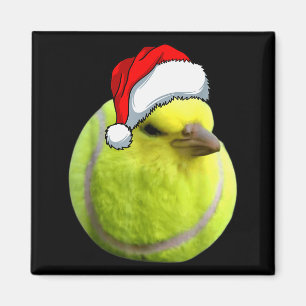 Tennis Bird Ball Meme Christmas Pajamas Funny Meme Magnet