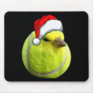 Tennis Bird Ball Meme Christmas Pajamas Funny Meme Mouse Pad