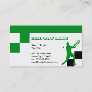 tennis blocks business card