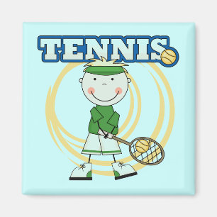TENNIS - Blonde Boy T-shirts and Gifts Magnet