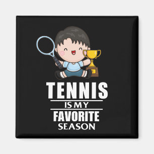 Tennis Boy is playing Tennis Magnet