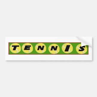 Tennis Bumper Sticker