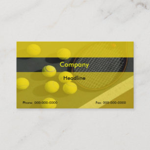 Tennis Business Card