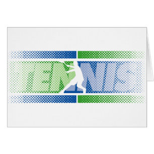 Tennis Cards in different designs