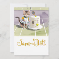TENNIS CAT PLAYER with Cake Party on Court