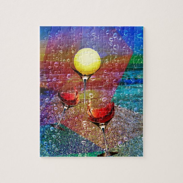 Tennis celebrates in full colour jigsaw puzzle (Vertical)