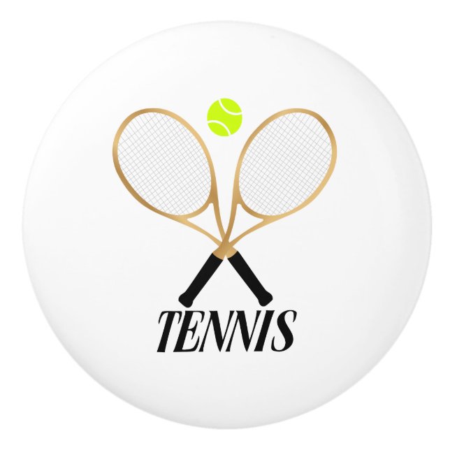 Tennis Ceramic Knob (Front)