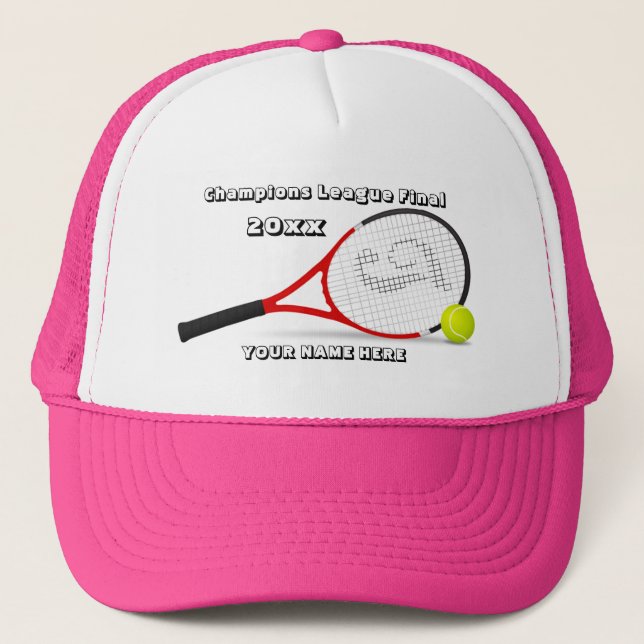 Tennis Champions League Final Trucker Hat (Front)