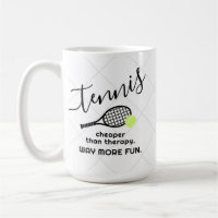 Tennis Cheaper Than Therapy Funny Sports