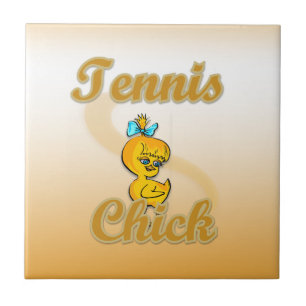 Tennis  Chick Ceramic Tile