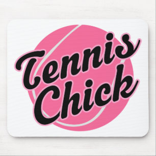 Tennis Chick Mouse Pad