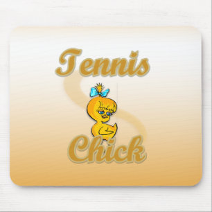 Tennis  Chick Mouse Pad