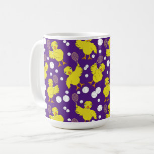 Tennis Chick Pattern Mug