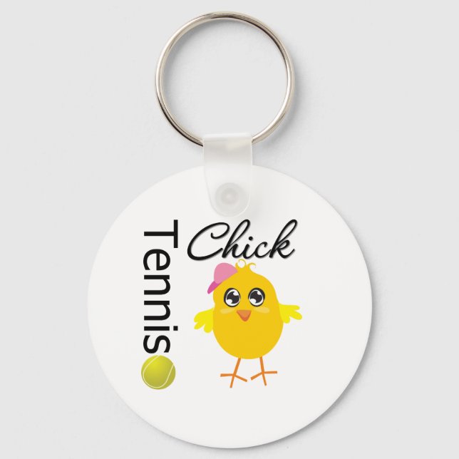 Tennis Chick Player Key Ring (Front)