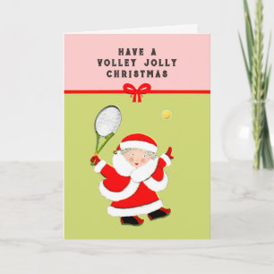 Tennis Christmas cards