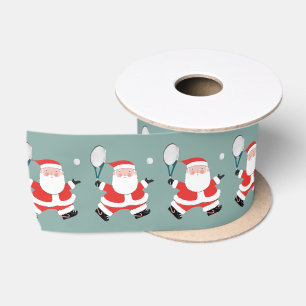 Tennis Christmas Holiday Satin Ribbon