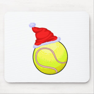 Tennis Christmas Mouse Pad