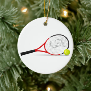 Tennis Christmas Ornament
