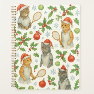 Tennis Christmas themed for Cat Lovers Planner