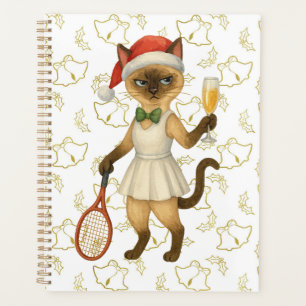 Tennis Christmas themed for Cat Lovers Planner