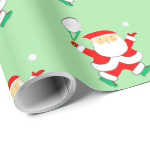 Tennis Christmas Wrapping Paper