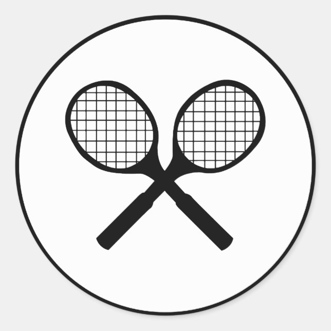 Tennis Classic Round Sticker (Front)