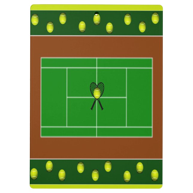 Tennis Clipboard (Back)