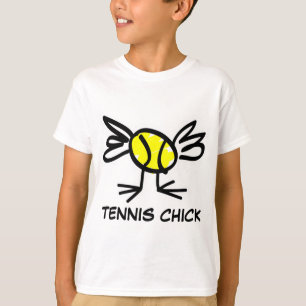 Tennis clothing for girls   Tennis chick t-shirt