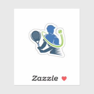 Tennis Club Logo - Dynamic Action, Sporty Style