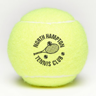 Tennis Club Name Racket Ball Logo Custom