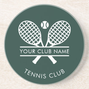 Tennis Club Name Team Players Swag Custom Coaster
