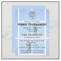 Tennis Club Tournament Logo  