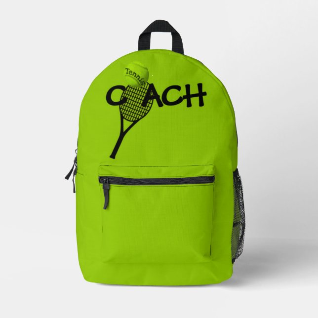 Tennis Coach Backpack (Front)