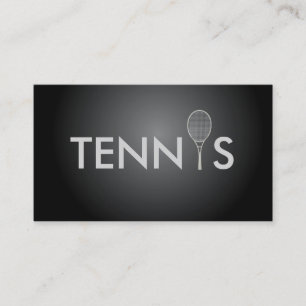 Tennis Coach Business Card