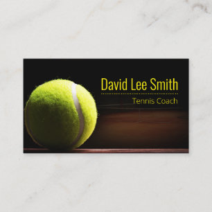 Tennis Coach Business Card