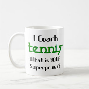 tennis coach coffee mug