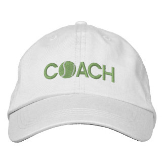 Tennis Coach Embroidered Hat