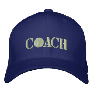 Tennis Coach Embroidered Hat