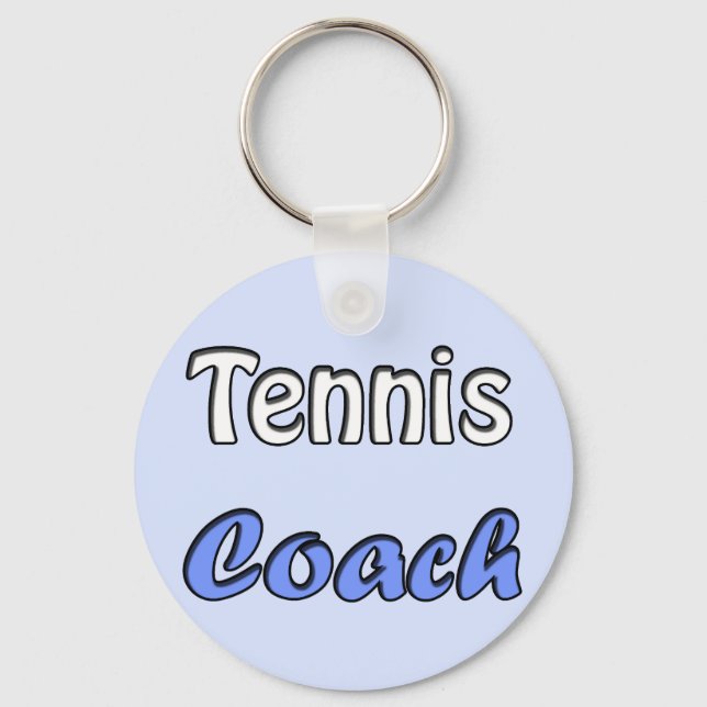 Tennis Coach Key Ring (Front)