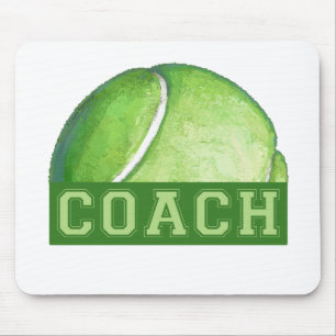 Tennis Coach Mouse Pad