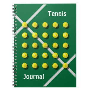 Tennis Coach, personalised Notebook
